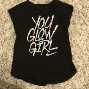 Nike Shirt- You Glow Girl- Black